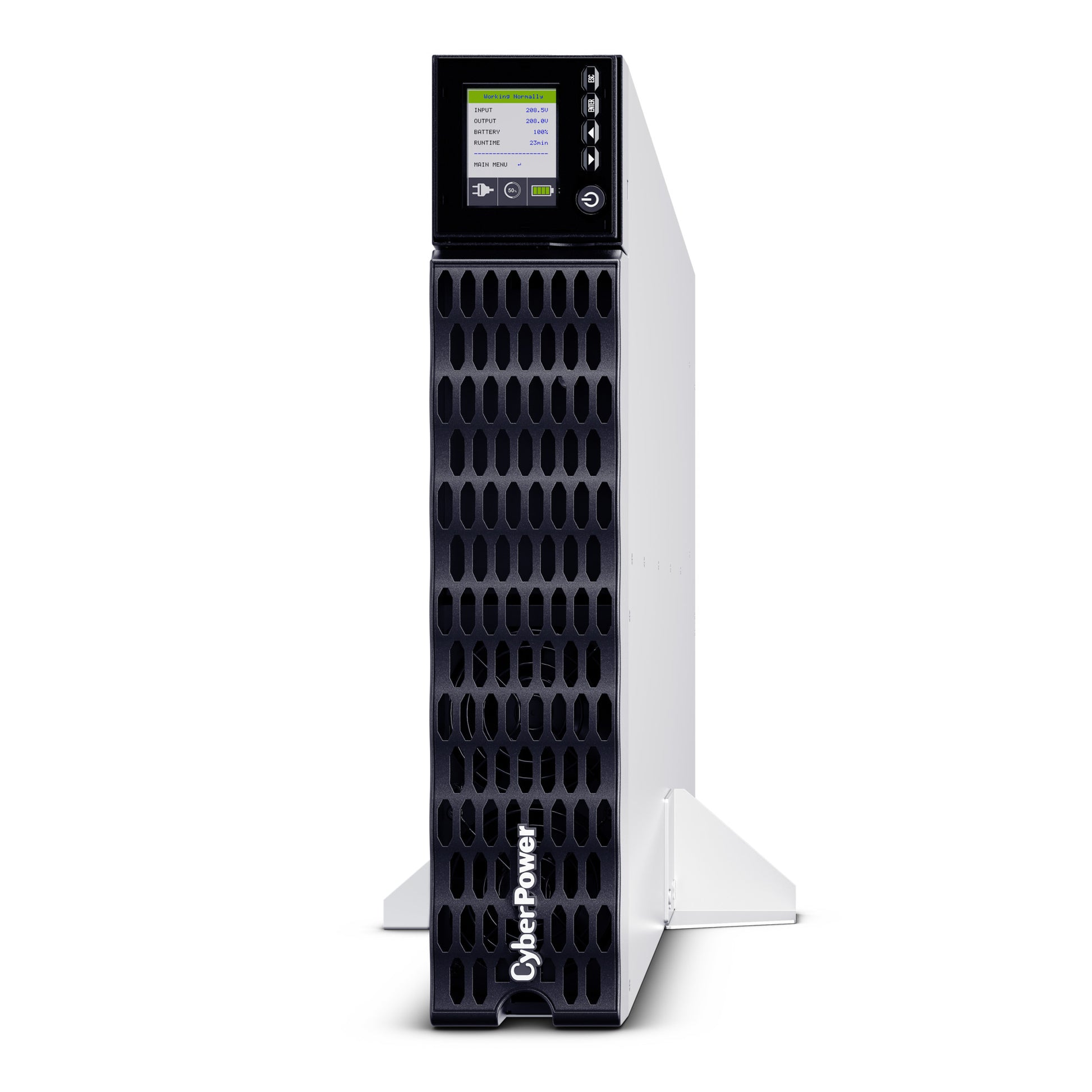CyberPower OL5KRTHD 5000VA / 5000W Online UPS (Rackmount (2U)) — Left angle