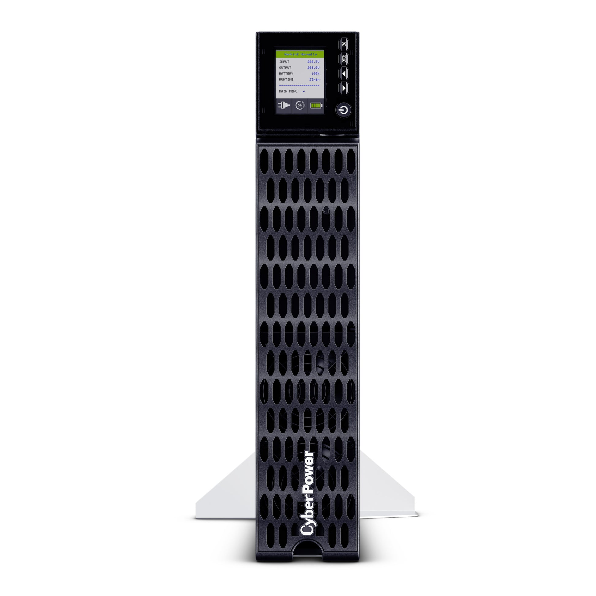 CyberPower OL5KRTHD 5000VA / 5000W Online UPS (Rackmount (2U)) — Front view