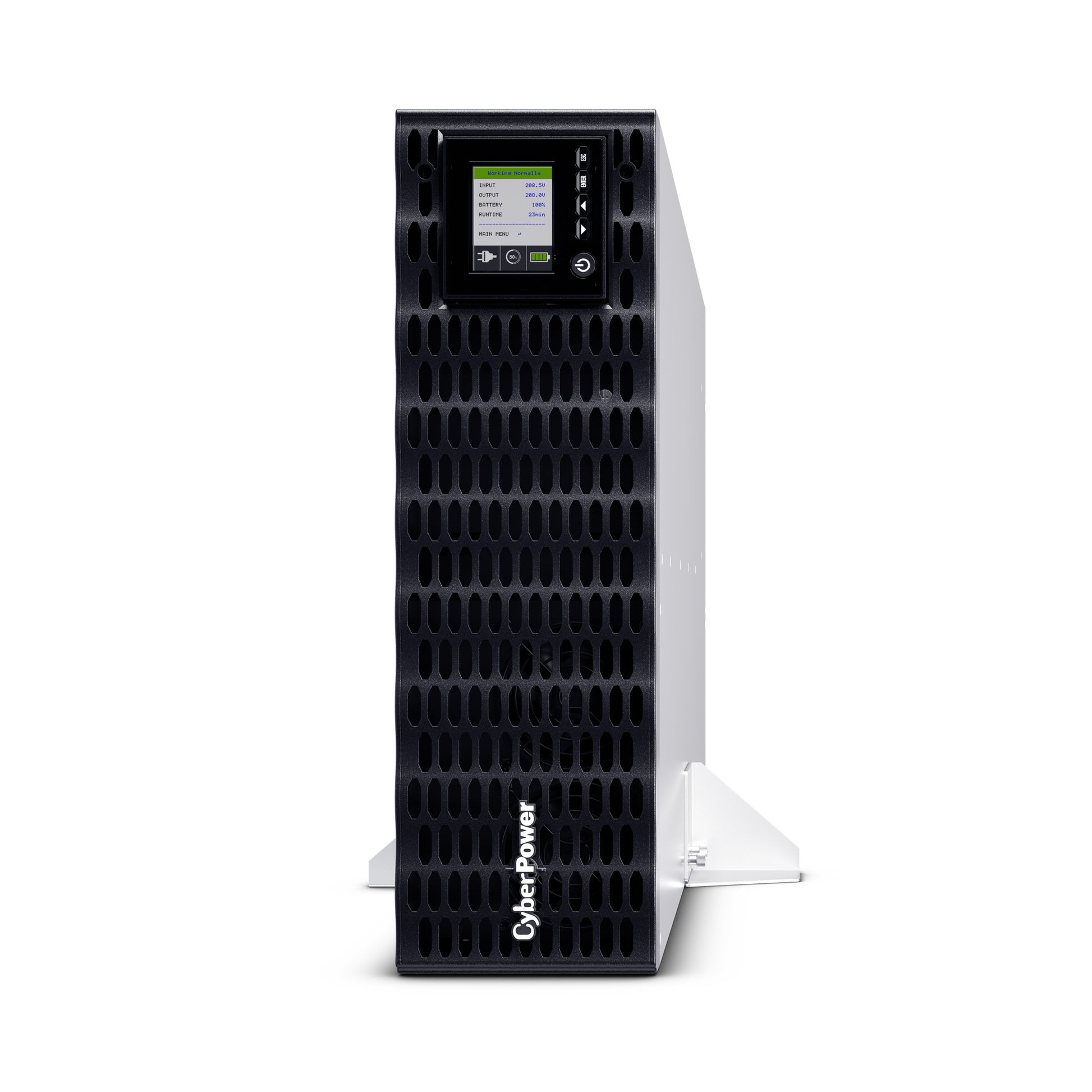 CyberPower OL5KRTHDL 5000VA / 5000W Online UPS (Rackmount (3U)) — Left angle