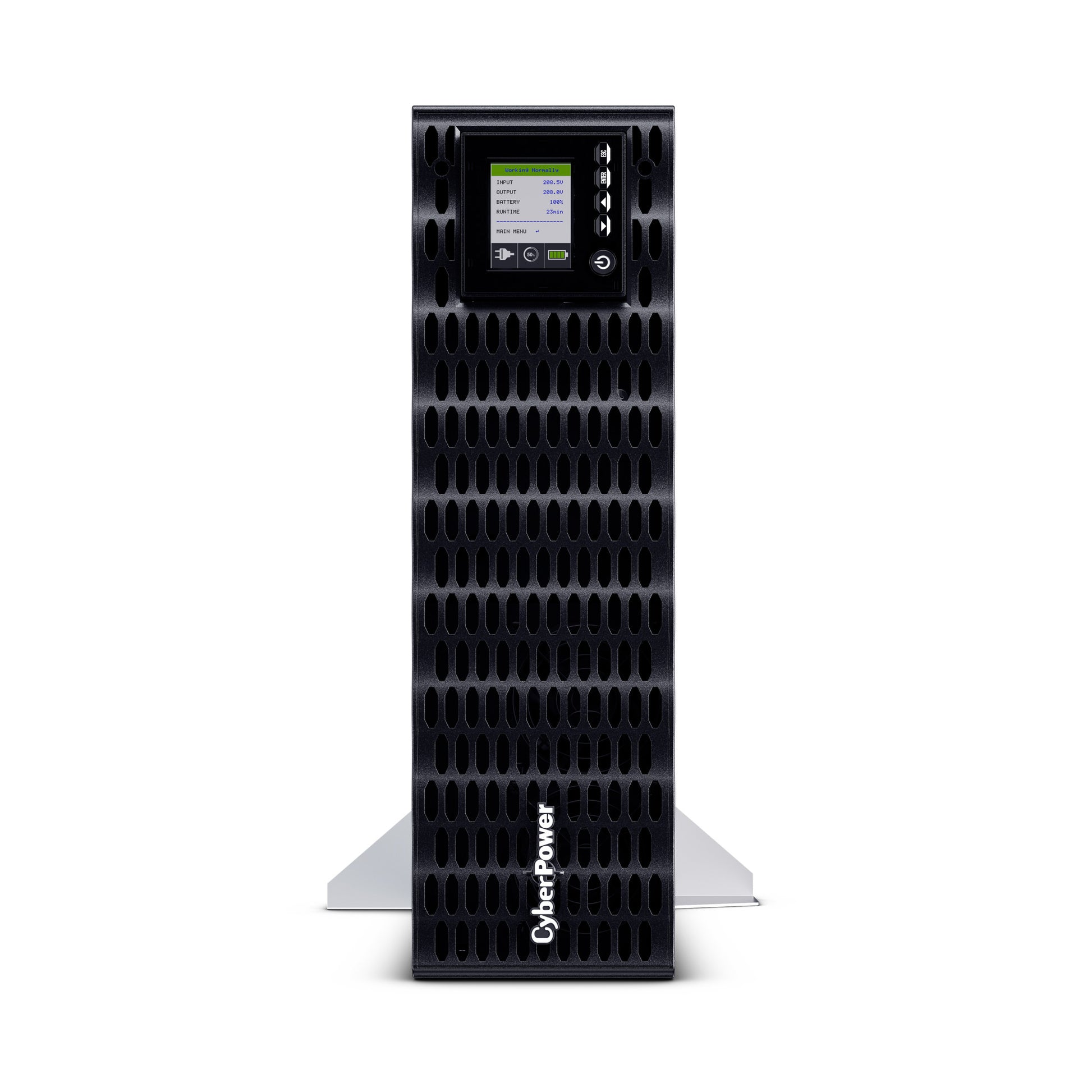CyberPower OL5KRTHDL 5000VA / 5000W Online UPS (Rackmount (3U)) — Front view