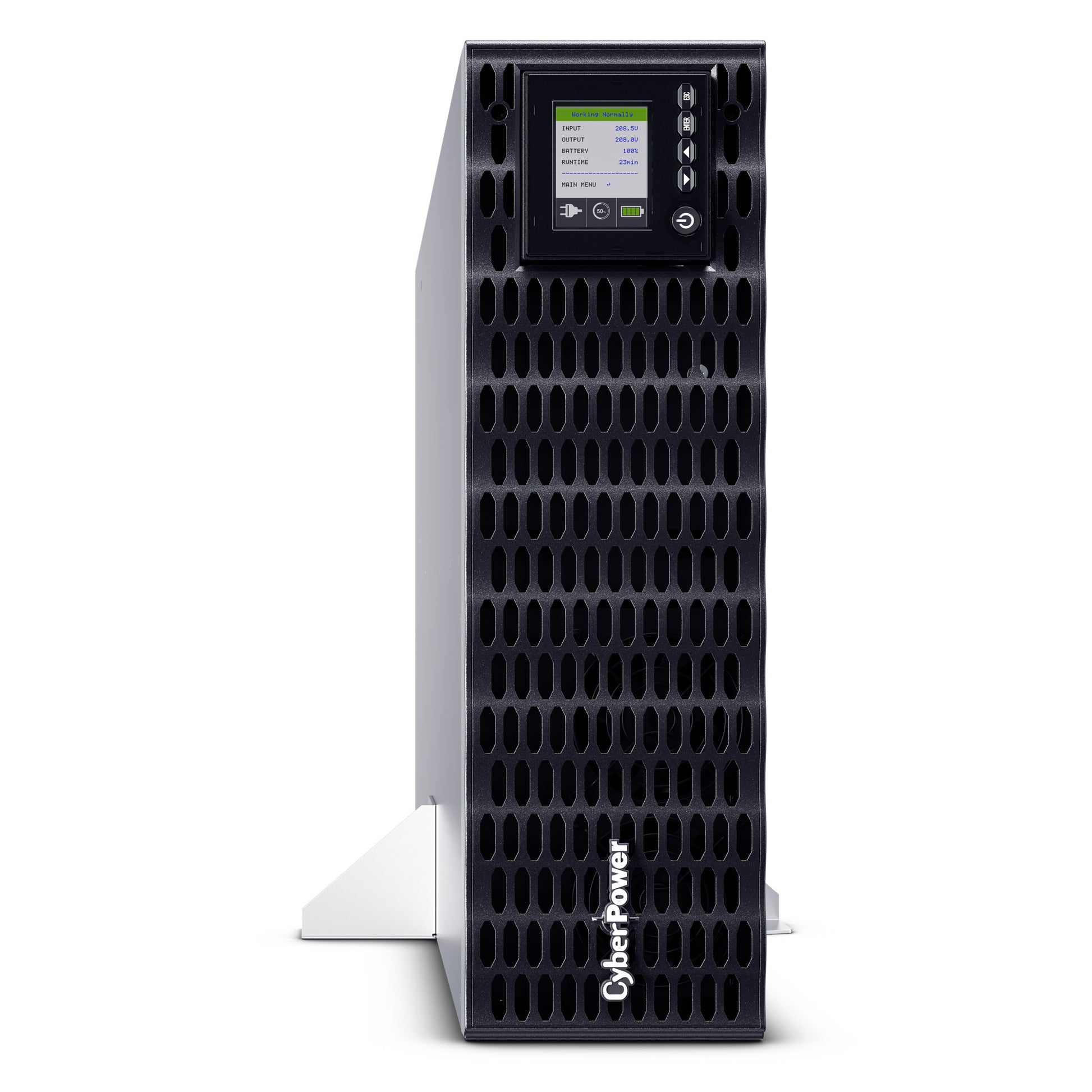 CyberPower OL5KRTHDL 5000VA / 5000W Online UPS (Rackmount (3U)) — Right angle