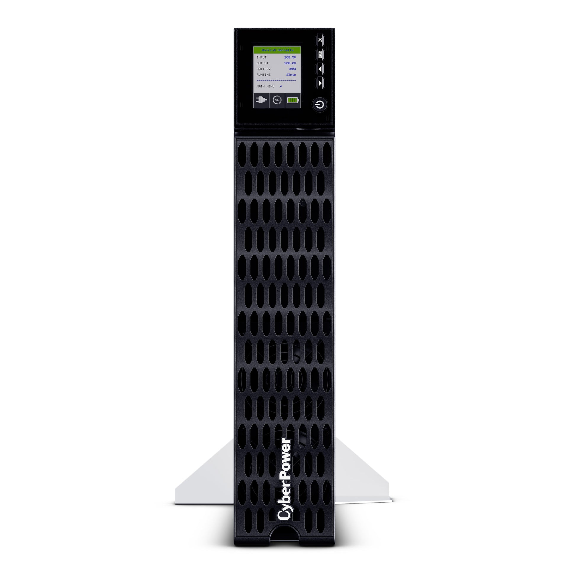 CyberPower OL6KRTHD 6000VA / 6000W Online UPS (Rackmount (2U)) — Front view