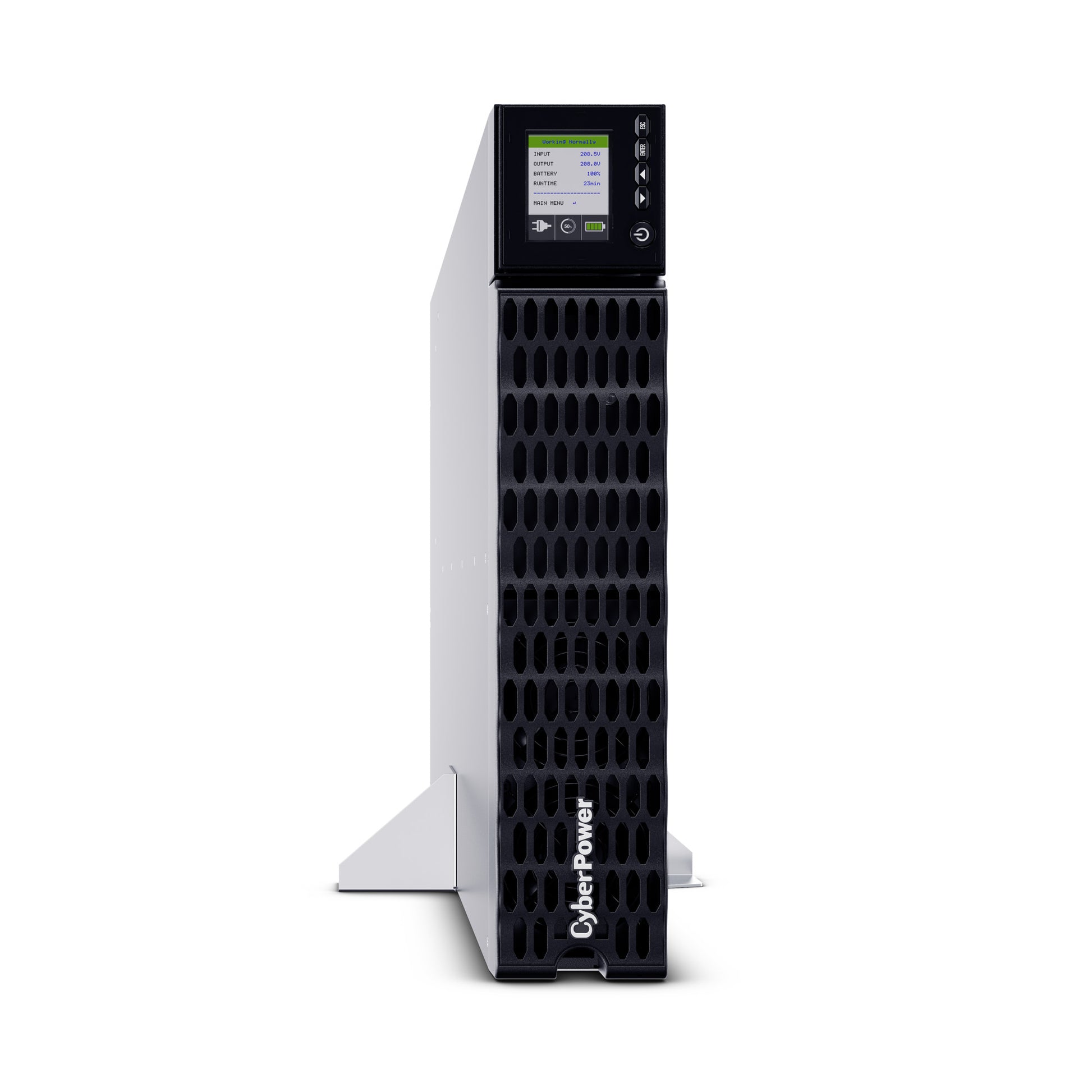 CyberPower OL6KRTHD 6000VA / 6000W Online UPS (Rackmount (2U)) — Right angle