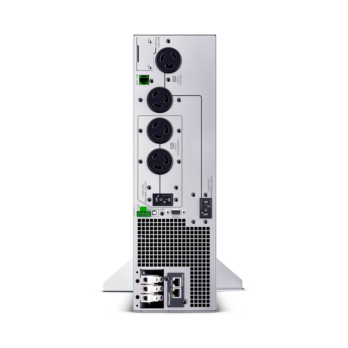 CyberPower OL6KRTHDL 6000VA / 6000W Online UPS (Rackmount (3U)) — Rear view