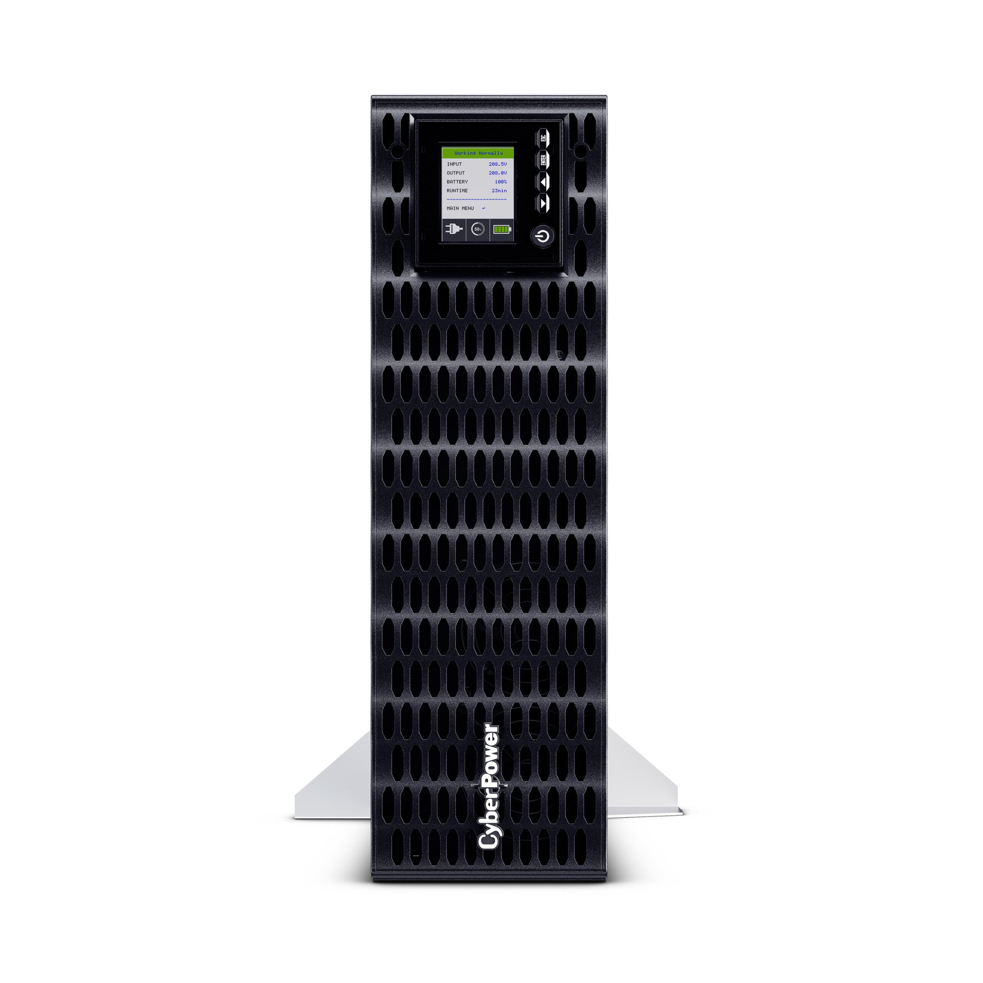 CyberPower OL6KRTHDL 6000VA / 6000W Online UPS (Rackmount (3U)) — Front view