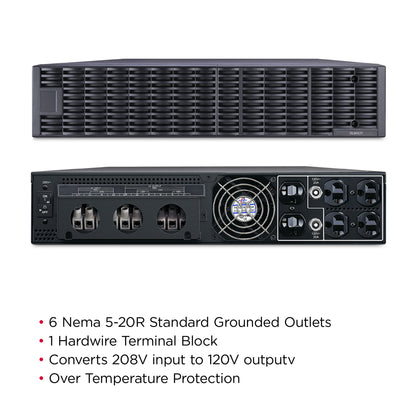 CyberPower OL6KSTF 6000VA / 6000W Online UPS (Rack/Tower) — Left angle