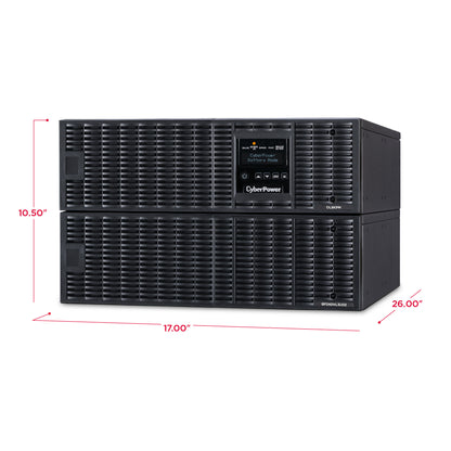 CyberPower OL8KRT 8000VA / 8000W Online UPS (Rackmount (6U)) — Right angle