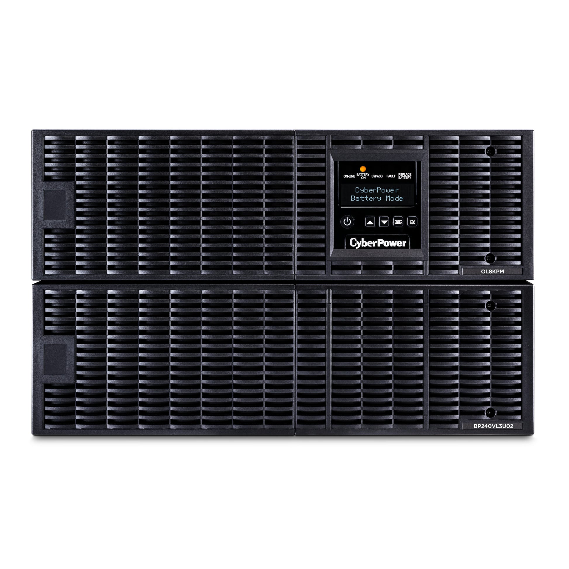 CyberPower OL8KRT 8000VA / 8000W Online UPS (Rackmount (6U)) — Rear view