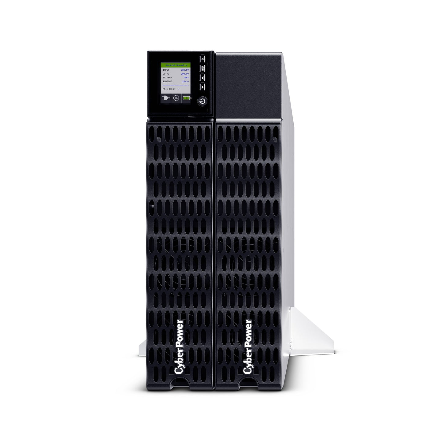 CyberPower OL8KRTHD 8000VA / 8000W Online UPS (Rackmount (4U)) — Left angle