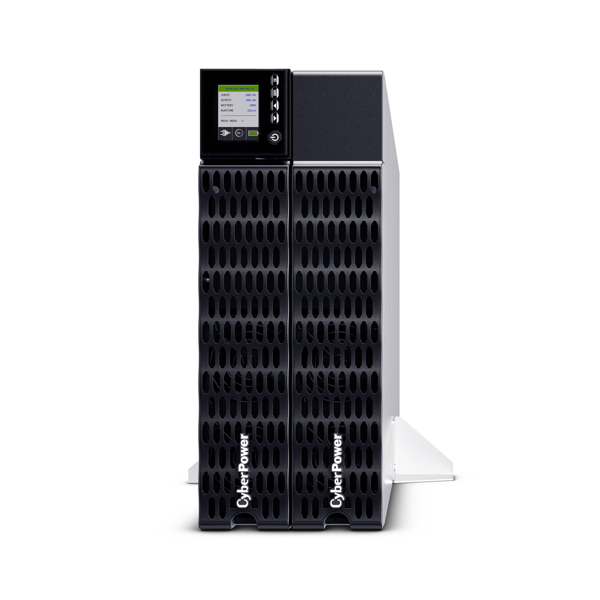 CyberPower OL8KRTHD 8000VA / 8000W Online UPS (Rackmount (4U)) — Left angle