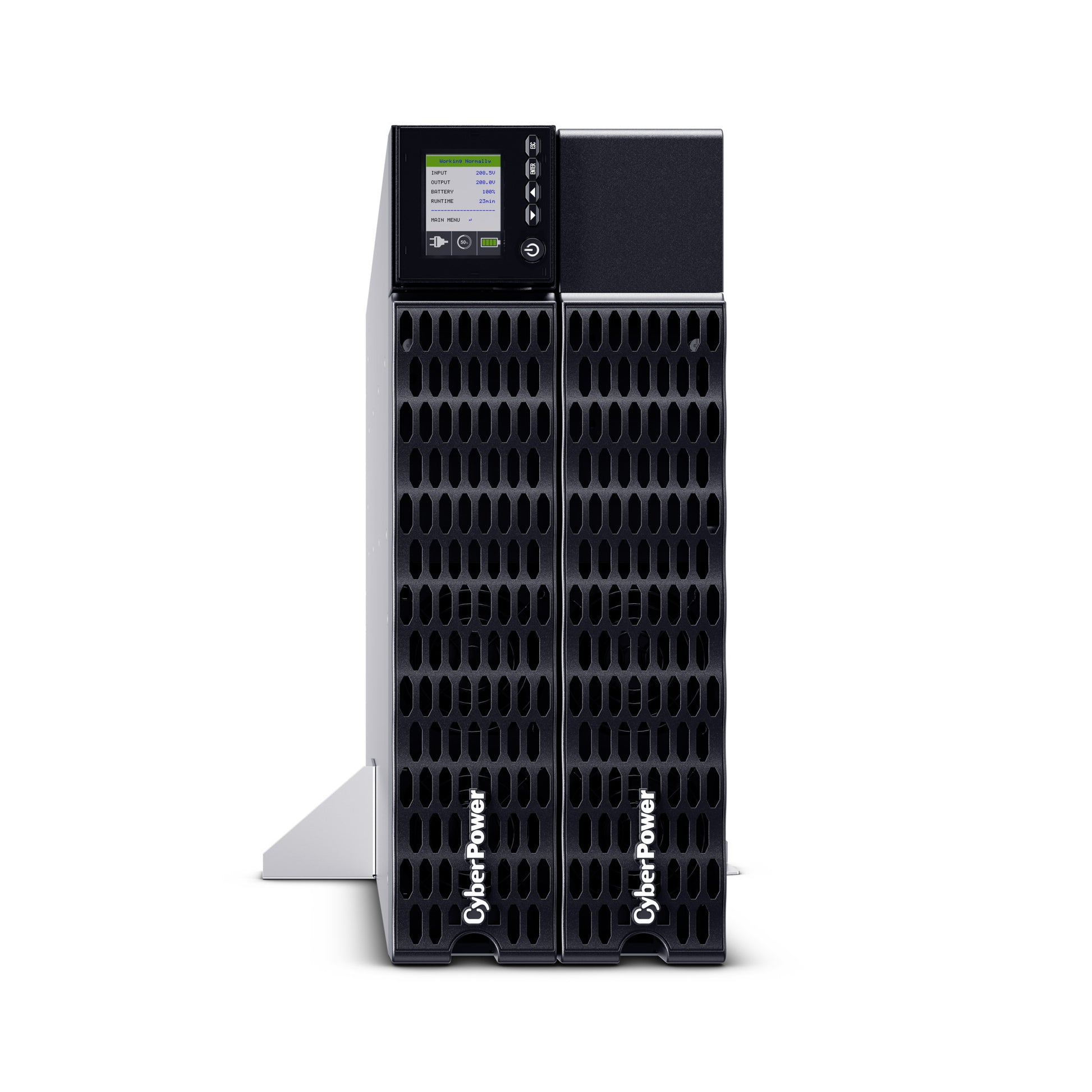 CyberPower OL8KRTHD 8000VA / 8000W Online UPS (Rackmount (4U)) — Right angle