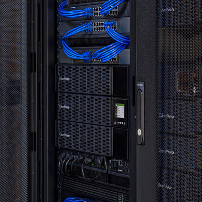 CyberPower OL8KRTHD 8000VA / 8000W Online UPS (Rackmount (4U)) — In use