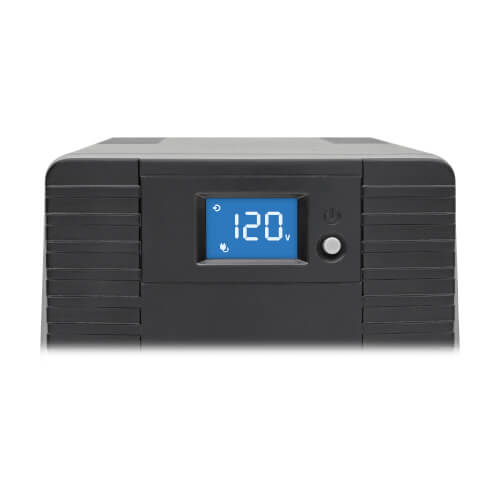 Tripp Lite OMNI700LCDT 700VA / 350W Line-Interactive UPS — Rear detail