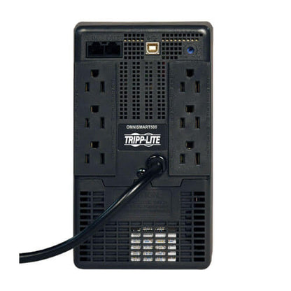 Tripp Lite OMNISMART500 500VA / 300W Line-Interactive UPS — Back view