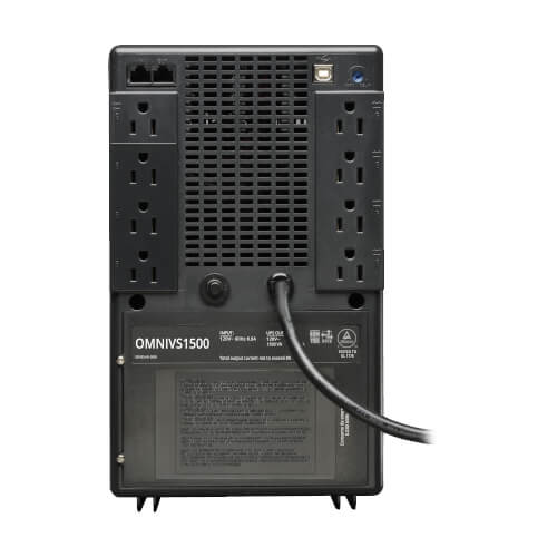 Tripp Lite OMNIVS1500 1500VA / 900W Line-Interactive UPS — Back view