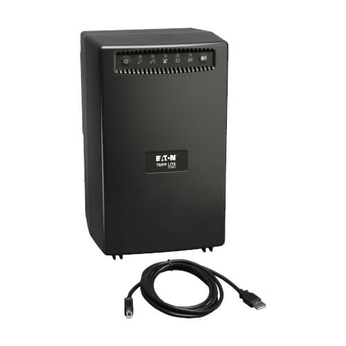 Tripp Lite OMNIVS1500 1500VA / 900W Line-Interactive UPS — Angled view