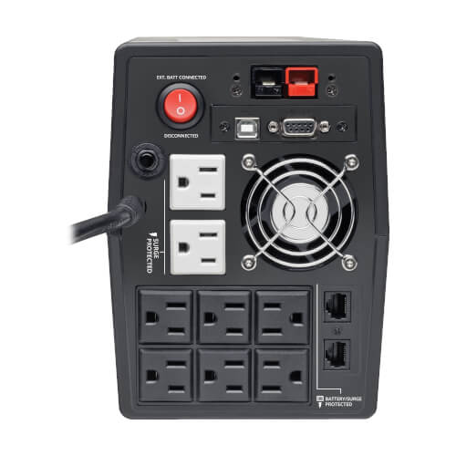 Tripp Lite OMNIVS1500XL 1500VA / 940W Line-Interactive UPS — Back view
