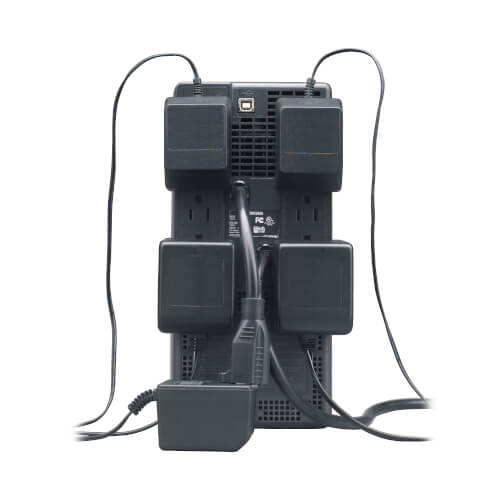 Tripp Lite OMNIVS800 800VA / 480W Line-Interactive UPS — Angled view