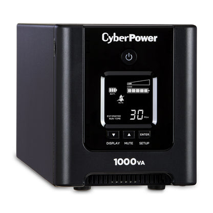 CyberPower OR1000PFCLCD 1000VA Line Interactive UPS (Mini-Tower) — Rear view