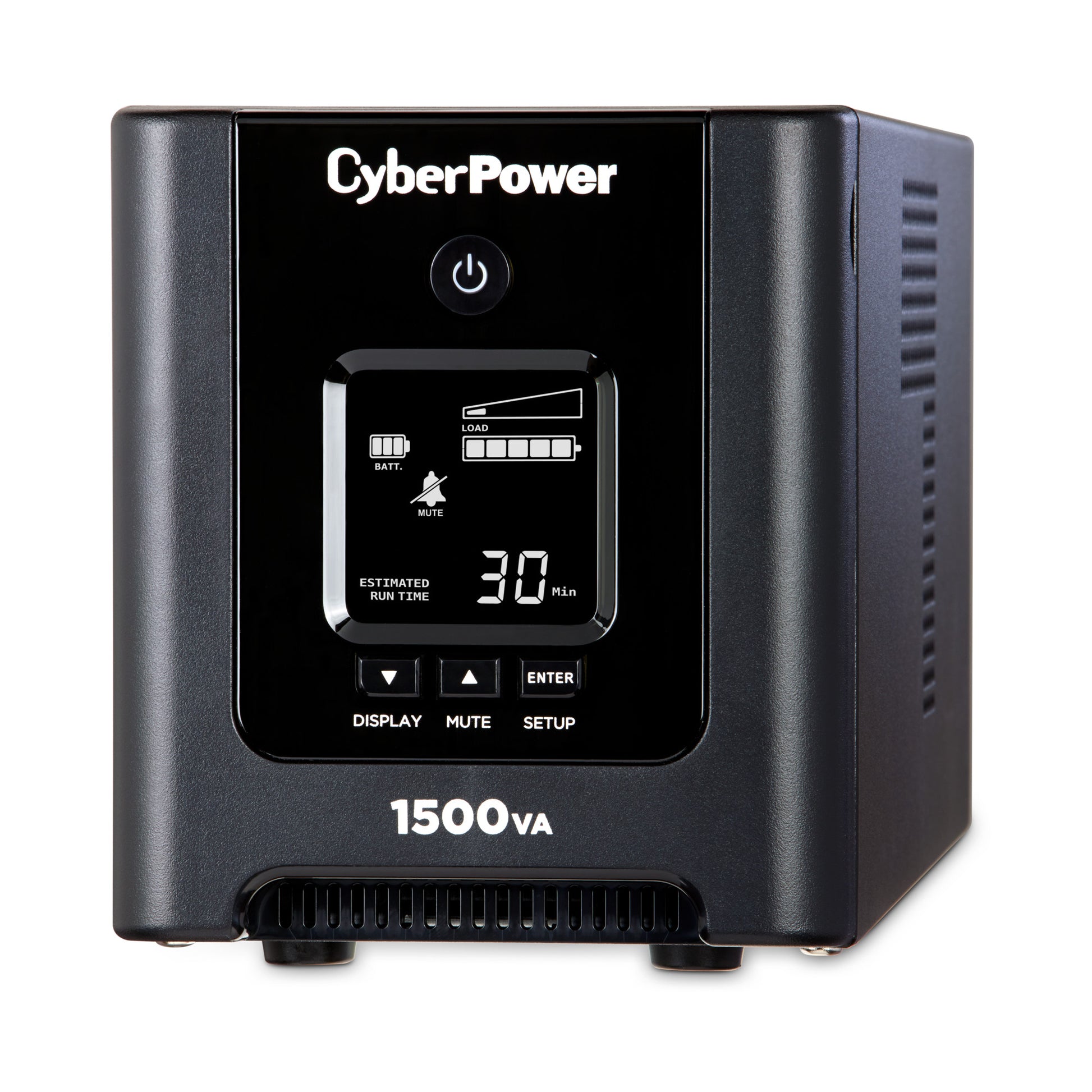 CyberPower OR1500PFCLCD 1500VA Line Interactive UPS (Mini-Tower) — Left angle