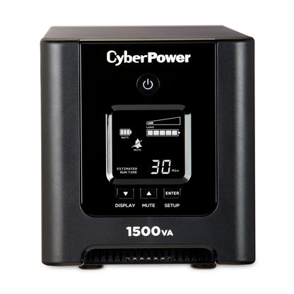 CyberPower OR1500PFCLCD 1500VA Line Interactive UPS (Mini-Tower) — Front view