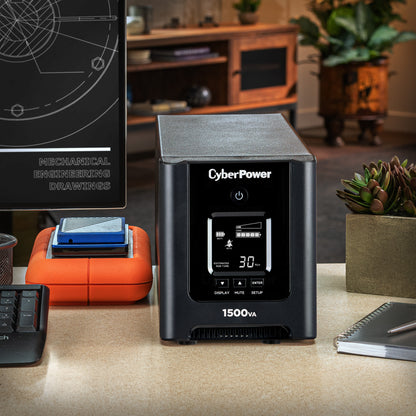 CyberPower OR1500PFCLCD 1500VA Line Interactive UPS (Mini-Tower) — In use