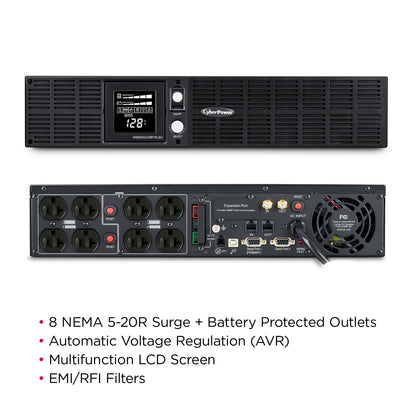 CyberPower OR2200LCDRTXL2U 2100VA / 1650W Line Interactive UPS (Rackmount (2U)) — Feature detail