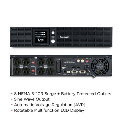 CyberPower OR2200PFCRT2U 2000VA / 1540W Line Interactive UPS (Rackmount (2U)) — Feature detail