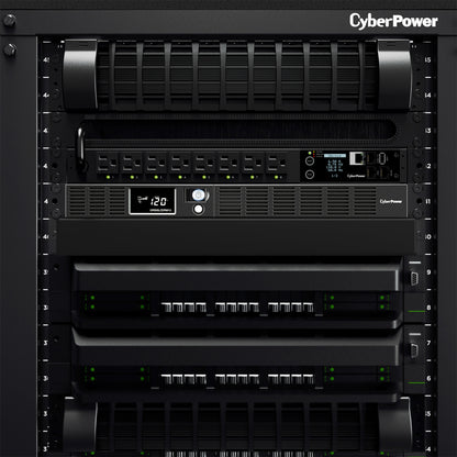 CyberPower OR500LCDRM1U 500VA / 300W Line Interactive UPS (Rackmount) — Front view