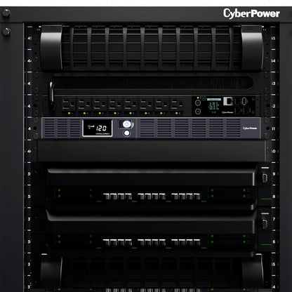 CyberPower OR700LCDRM1U 700VA / 400W Line Interactive UPS (Rackmount) — Front view