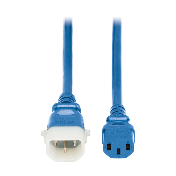 Tripp Lite P005-E03-ABL-6 Cordon C13 vers C14 P-Lock 15 A 3 pi bleu lot de 6