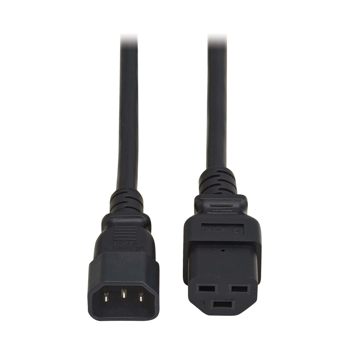 Tripp Lite Power Cord P037-004, C14 to C21, Heavy-Duty, 15 A, 250 V, 4 ft
