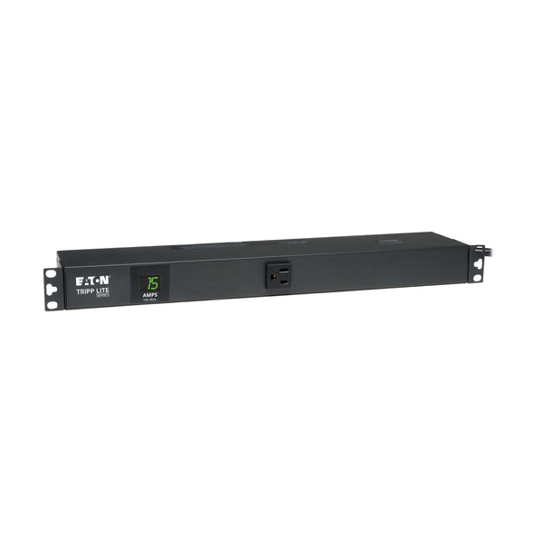 Bandeau d'alimentation (PDU) avec mesure par prise pour rack Tripp Lite PDUMH15-6, 1U, 12 A, 100-127 V, fiche NEMA 5-15P