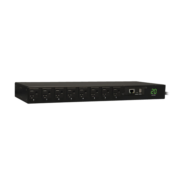 Bandeau d'alimentation (PDU) commuté pour rack Tripp Lite, 120 V, 20 A, 16 prises 5-15/20R (PDUMH20NET)