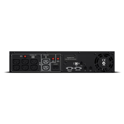 CyberPower PR1000ELCDRT2U 1000VA / 900W Line Interactive UPS (Rackmount) — Rear view
