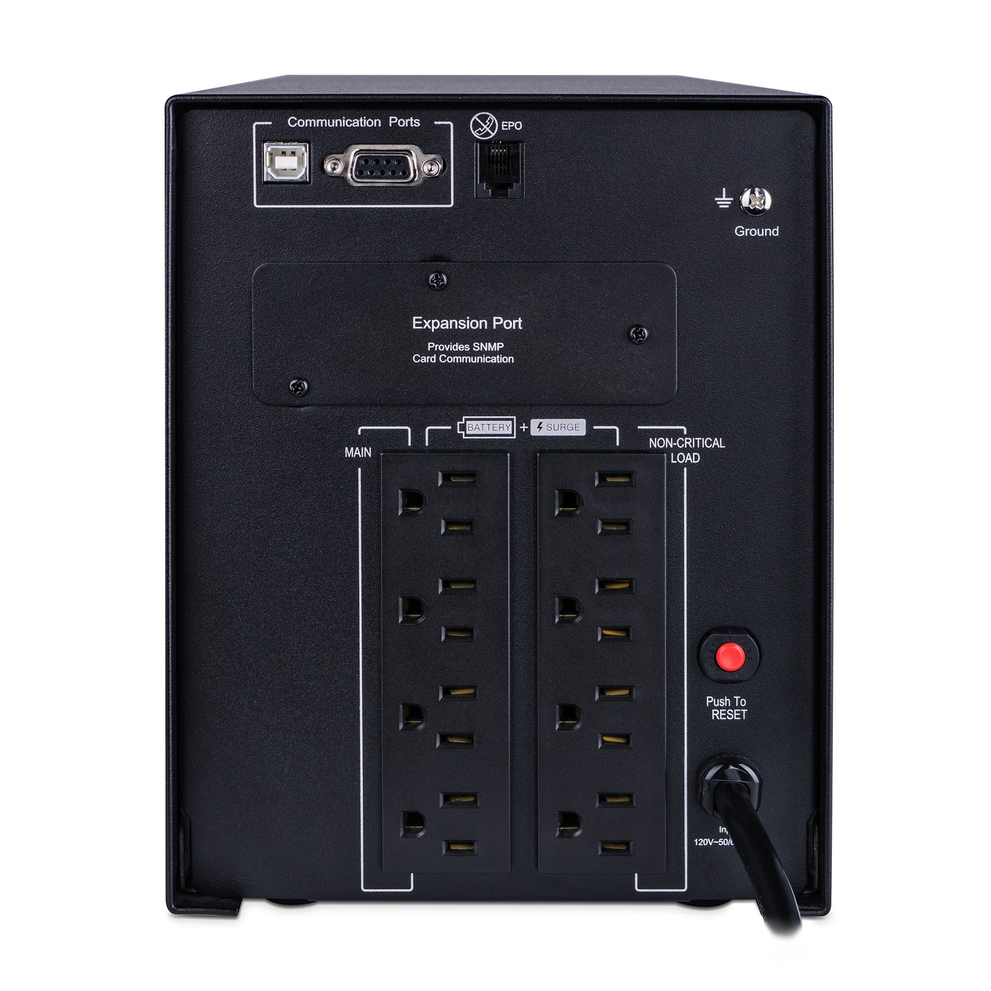 CyberPower PR1000LCD 1000VA Line Interactive UPS (Mini-Tower) — Feature detail