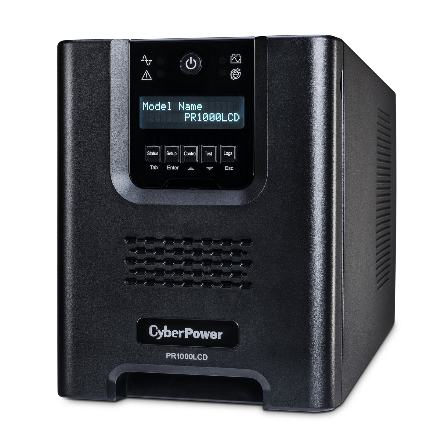 CyberPower PR1000LCD 1000VA Line Interactive UPS (Mini-Tower) — Right angle