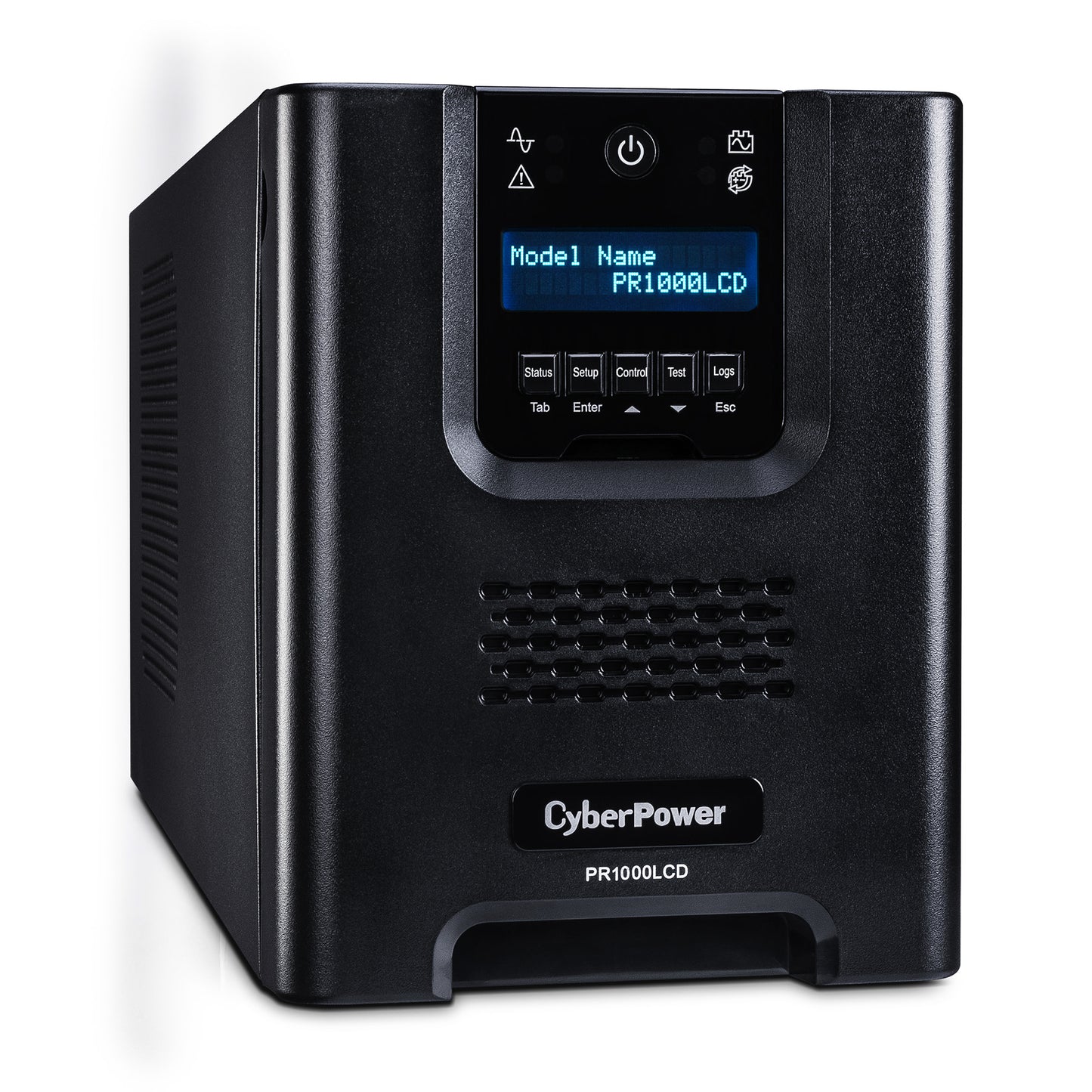 CyberPower PR1000LCD 1000VA Line Interactive UPS (Mini-Tower) — Rear view