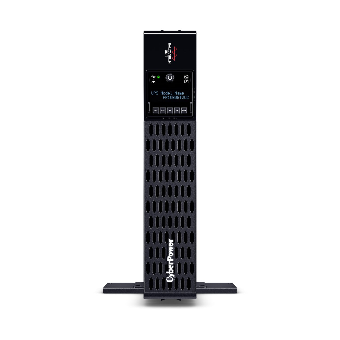 CyberPower PR1000RT2UC 1000VA / 1000W Line Interactive UPS (Rackmount (2U)) — Front view