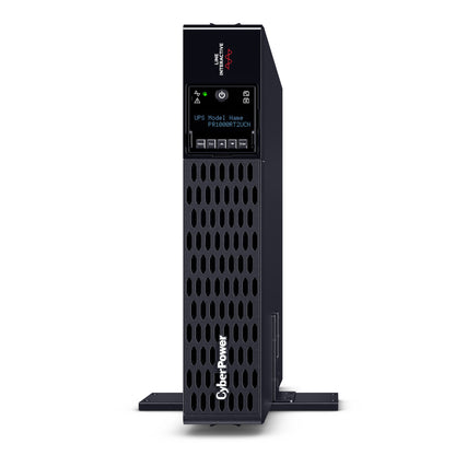 CyberPower PR1000RT2UCN 1000VA / 1000W Line Interactive UPS (Rack/Tower) — Left angle