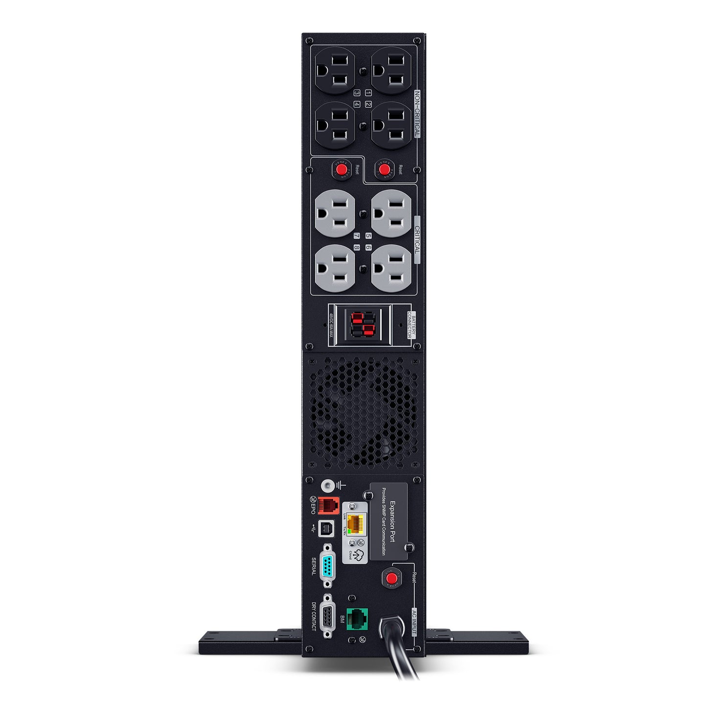 CyberPower PR1000RTXL2UC 1000VA / 1000W Line Interactive UPS (Rackmount (2U)) — Rear view