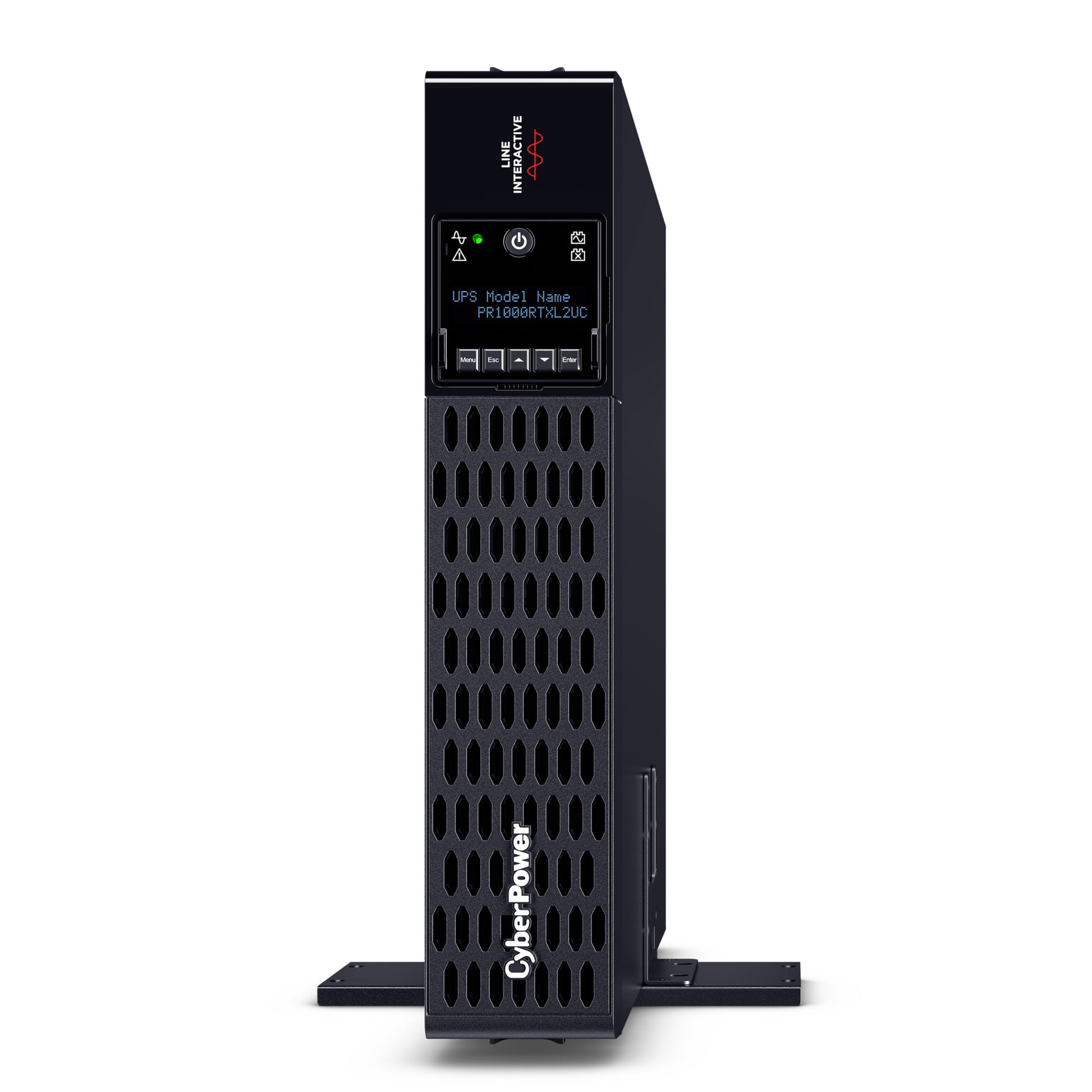 CyberPower PR1000RTXL2UC 1000VA / 1000W Line Interactive UPS (Rackmount (2U)) — Left angle