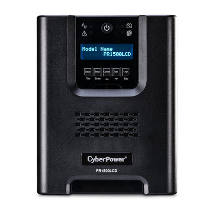 CyberPower PR1500LCD 1500VA / 1500W Line Interactive UPS (Rack/Tower) — Front view