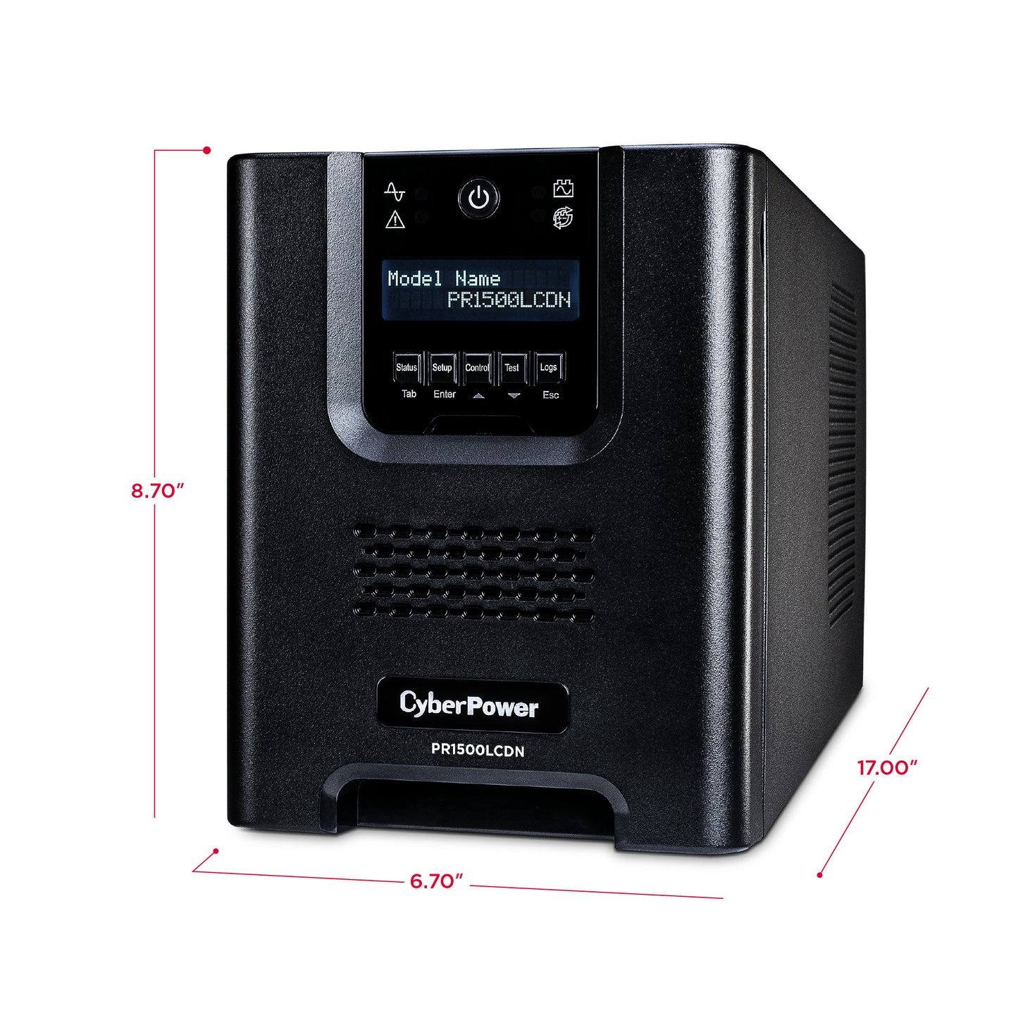 CyberPower PR1500LCDN 1500VA / 1500W UPS line-interactive (mini-tour) - détail produit