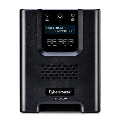 CyberPower PR1500LCDN 1500VA / 1500W UPS line-interactive (mini-tour) - vue avant
