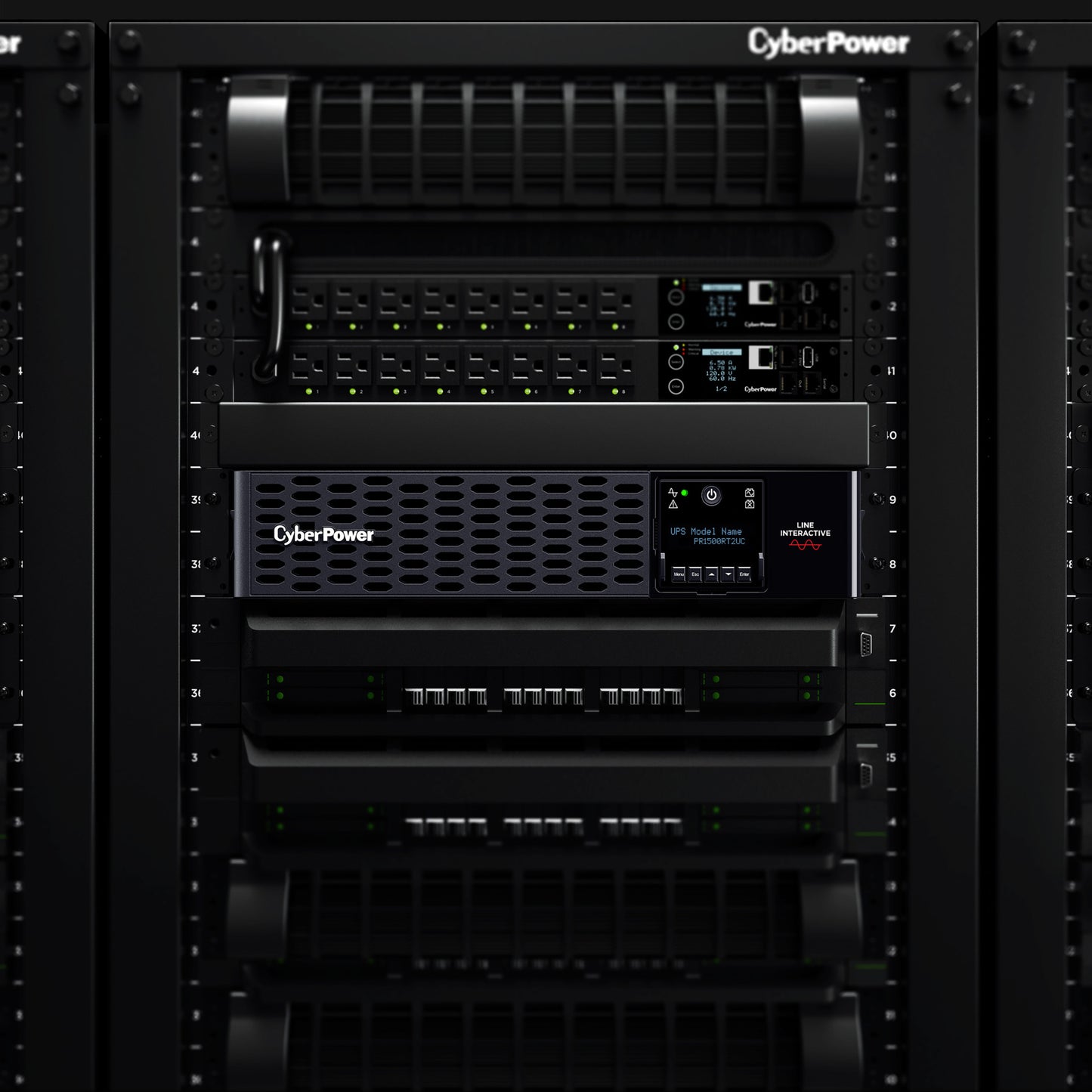 CyberPower PR1500RT2UC 1500VA / 1500W Line Interactive UPS (Rackmount (2U)) — Feature detail