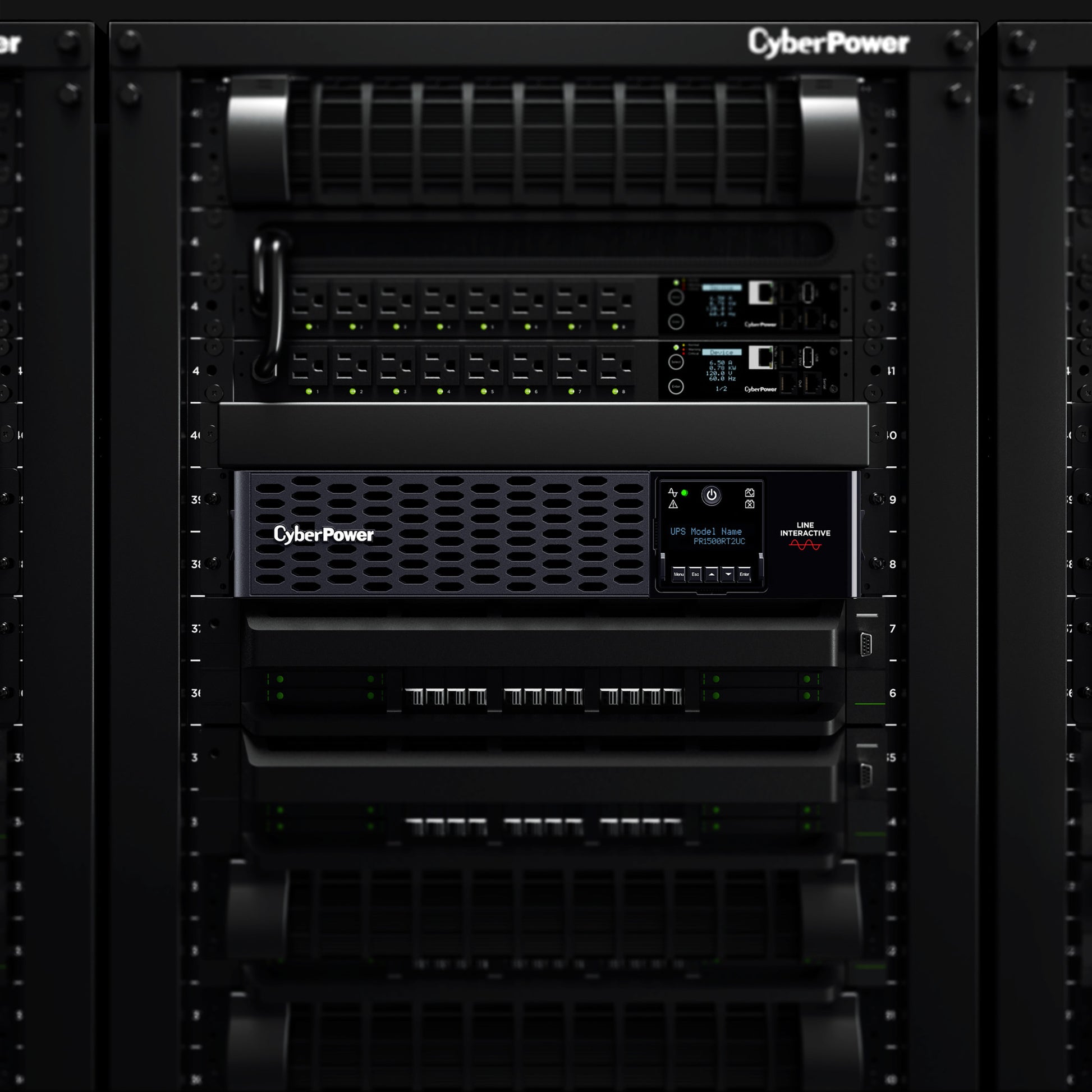 CyberPower PR1500RT2UC 1500VA / 1500W Line Interactive UPS (Rackmount (2U)) — Feature detail