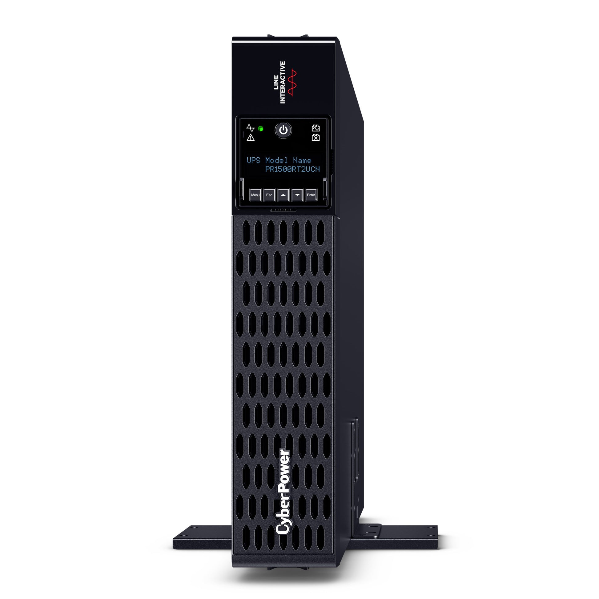 CyberPower PR1500RT2UCN 1500VA / 1500W Line Interactive UPS (Rackmount (2U)) — Left angle