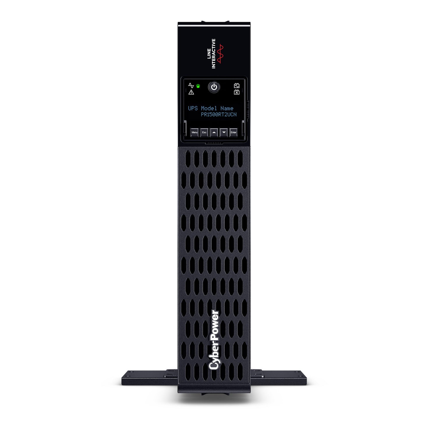CyberPower PR1500RT2UCN 1500VA / 1500W Line Interactive UPS (Rackmount (2U)) — Front view
