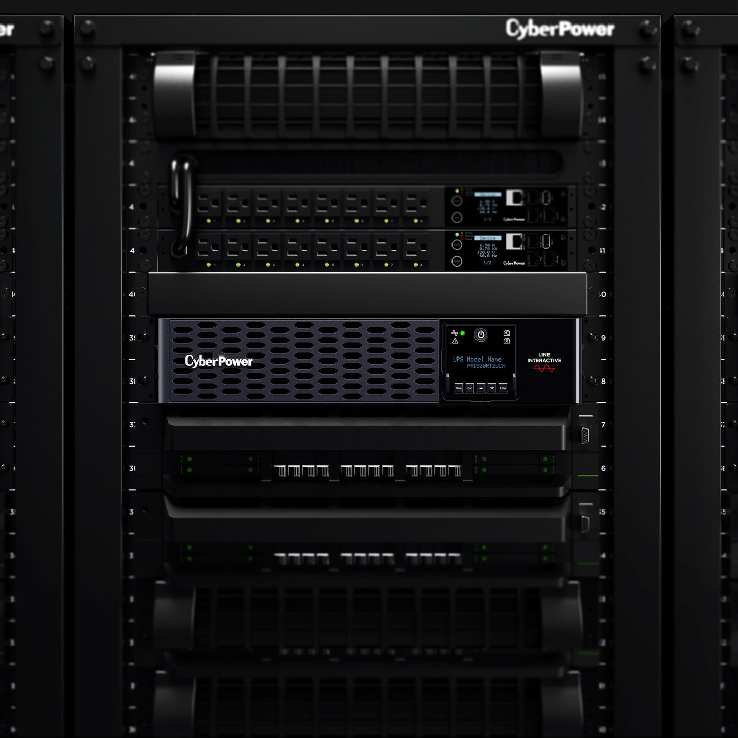 CyberPower PR1500RT2UCN 1500VA / 1500W Line Interactive UPS (Rackmount (2U)) — Feature detail